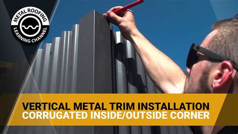 corner sheet metal|corner trim for metal siding.